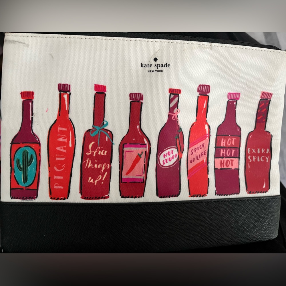 Kate Spade hot sauce pouch
